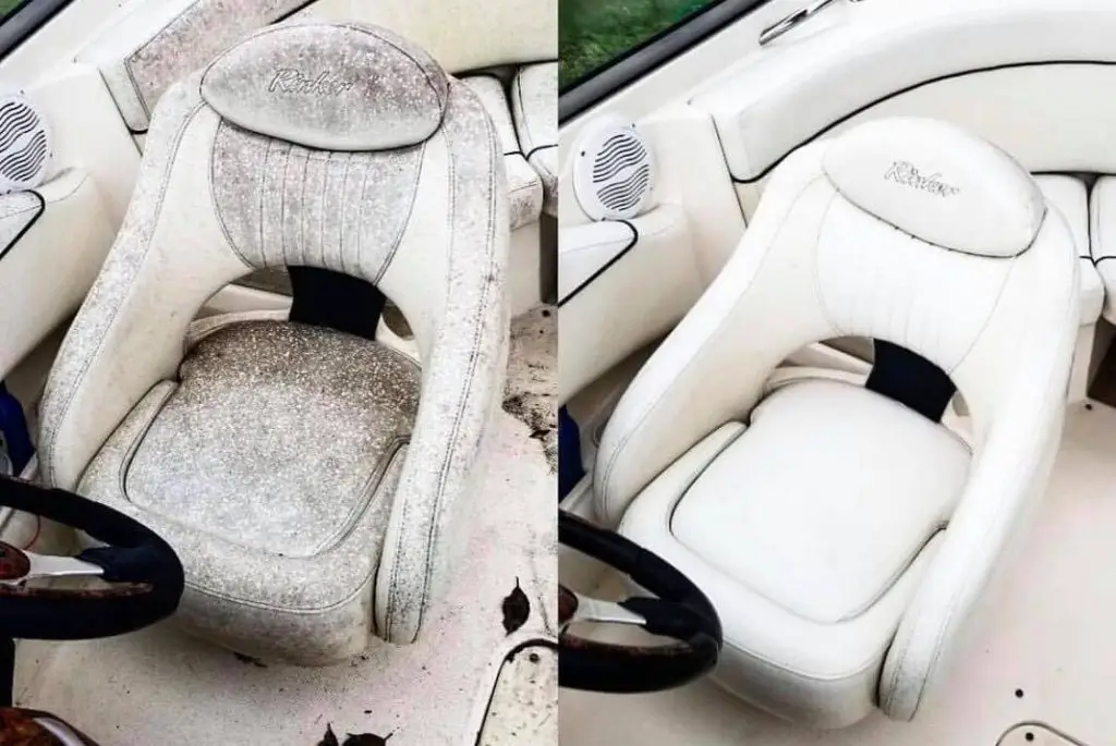 how to clean vinyl boat seats of mildew best way to