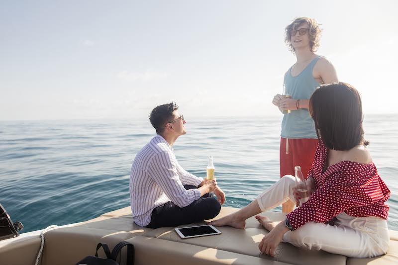 Show and Tell game. Team-Building Activities on a Boat