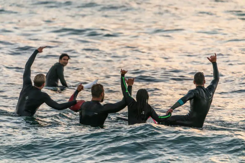 Wetsuits versus Drysuits, people wear suits